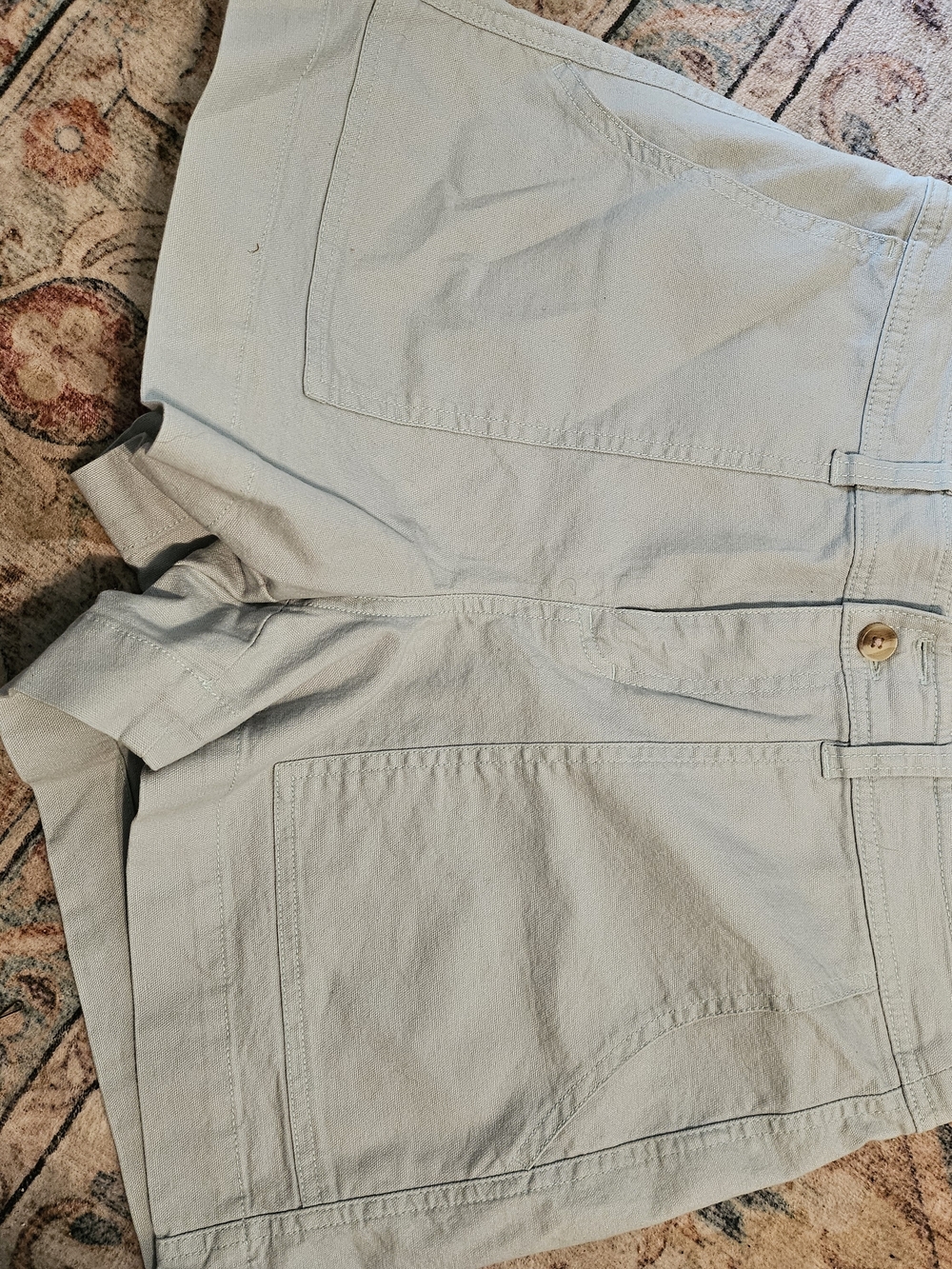 New Day Light Aqua Cotton Shorts - Size 8